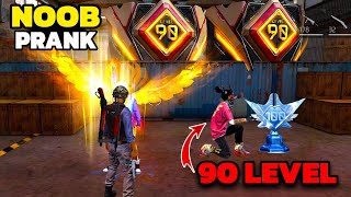 Free Fire Noob Prank 😎 लेकिन सामने 100 level Player आ गया 😱 साथमे Golden Hip Hop 😊 Garena free fire [upl. by Knowlton]