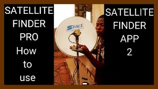 Satellite finder pro how to use satellite finder app 2dish pointer align dish in 1 minute [upl. by Justina]