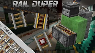 Easy Rail Duper Tutorial for Minecraft 121  Duplicate Your Rails Effortlessly [upl. by Etnovahs170]