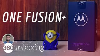 Motorola One Fusion Plus Unboxing Snapdragon 730G at Rs 16999  First Impressions Specifications [upl. by Yelnek706]