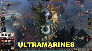 Space Marines vs Orks  2v3 Hard AI Epic Battle  Warhammer 40K Dawn Of War 3 [upl. by Eiramanad]