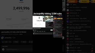 Jacknjelly hitting 25M subs [upl. by Scrogan]