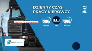 Czas pracy kierowcy dzienny tygodniowy dwutygodniowy [upl. by Wilfreda]