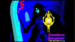 RONDURE SORCEROR  NEW ZX Spectrum 48K 2023 game Gameplay  DVDfeverGames [upl. by Rafaelia]