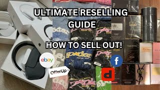 HOW TO SELL ALL YOUR INVENTORY WHEN RESELLING THIS Q4 [upl. by Enyleve217]