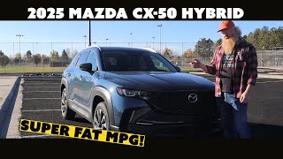 2025 Mazda CX50 Hybrid Gets Super Fat MPG [upl. by Mindy182]