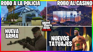 ÚLTIMA HORA Se FILTRO el NUEVO DLC en GTA ONLINE ROBOS a la POLICIA NUEVAS MISIONES amp MÁS [upl. by Anej111]