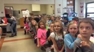 Coles birthdayentire cafeteria of 1st graders singing [upl. by Auqenet]