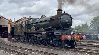 4079 Pendennis Castle and 1340 Trojan putting in work at Didcot Railway Centre’s steam day [upl. by Melise]