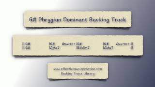 G Phrygian Dominant Backing Track [upl. by Puett]