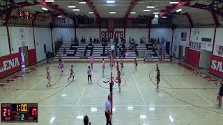 St Helena High vs Upper Lake High School Girls JuniorVarsity Volleyball [upl. by Dorry]