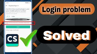 🔥🔥 CamScanner login problem solved [upl. by Semajwerdna]