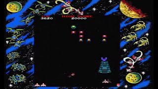 Galaga  Arcade  Classic Shoot Em Ups Namco 1981 [upl. by Abey]