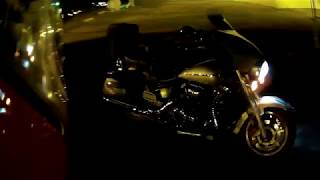 Opt7 LED Bulb Demo on V Star 1300 Tourer [upl. by Krum]