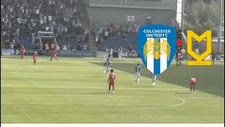 COLCHESTER WIN COMFORTABLY HOME ANOTHER LOSS FOR MK DONS 😡😡😡 [upl. by Ahtebat74]