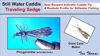 Fly Tying the Stillwater Caddis Fly  Extended Body  Indicator [upl. by Yeldah640]