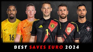 Impossible Saves In Euro 202425 [upl. by Adnawahs881]