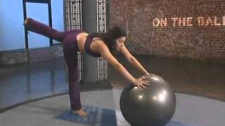 ON THE BALL  Pilates amp Yoga Workout for Beginners 21 [upl. by Chassin]