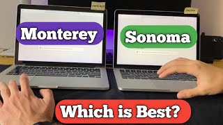 macOS Monterey vs sonoma  mac oS Sonoma  mac oS [upl. by Clite]