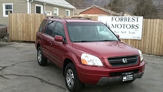 5343A  2003 Honda Pilot EXL DVD Red 119k [upl. by Zachary]