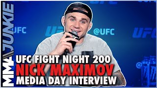 Nick Maximov Nate Diaz Nick Diaz prepped me for comain spot  UFCVegas47 [upl. by Ykceb831]