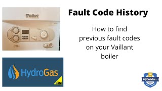 Fault Code History for Vaillant Ecotec Boilers [upl. by Nahama]