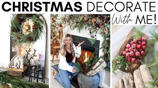 CHRISTMAS DECORATE WITH ME  HOLIDAY DECORATING IDEAS  CHRISTMAS DECORATING IDEAS 2023 [upl. by Eirtemed]