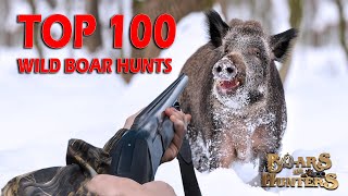 Top 100 wild boar hunts of quotBoars and Huntersquot SEASON 1 [upl. by Svirad668]