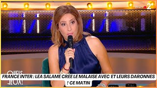 France Inter  Léa Salamé crée le malaise avec Et leurs daronnes  ce matin [upl. by Iraam215]