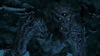 SKYRIM Special Edition UDEFRYKTE TROLL Boss Fight LEGENDARY [upl. by Bertero]