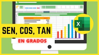 ✅FUNCIONES TRIGONOMÉTRICAS SENO COSENO TANGENTE EN GRADOS  EXCEL ⚡ [upl. by Tertias939]