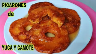 PICARONES de YUCA y CAMOTE [upl. by Narmak]