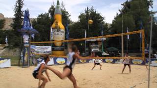 Corona FootVolley World Tour Jerusalem 2011  Germany vs Brazil highlights [upl. by Ramsay]