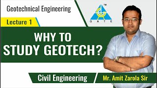 Why to Study Geotech   Lecture 1  Geotechnical Engineering [upl. by Shandy235]