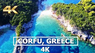 Corfu Greece 4K Drone [upl. by Udale818]