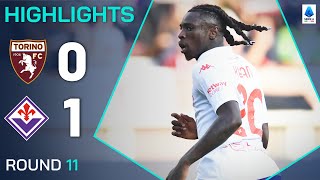 TORINOFIORENTINA 01  HIGHLIGHTS  Kean Seals 5th Consecutive Win  Serie A 202425 [upl. by Sandie]