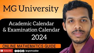 Academic Calendar and Examination calendar MG University 20242025 [upl. by Popper]