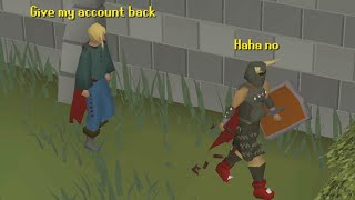 Leaking my Runescape Password Players hack  they get PKed [upl. by Cawley289]