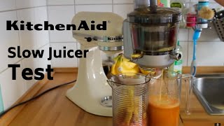 KitchenAid Entsafter  Slow Juicer im Test [upl. by Fleisher]