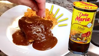 EASY Chicken Molé Recipe  Doña Maria Mole Sauce [upl. by Allegna481]