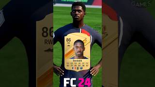 🇫🇷 OUSMANE DEMBELE fifa evolution 1724 shorts eafc24 fc24 fifa dembele psg [upl. by Weed]