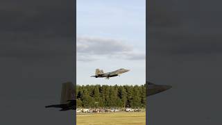 F22 RAPTOR  MOST FEARED FIGHTER JET IN THE WORLD f22raptor stealth usairforce raflakenheath [upl. by Ateekahs]