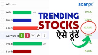 Trending Stocks Screener  Kaise Dekhe Uptrend Stocks For Intraday amp Swing Trading in Hindi [upl. by Lah]