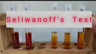 Carbohydrates Color Reaction Seliwanoffs Test [upl. by Lepley871]