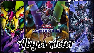 Abyss Actor Ranked Gameplay Season 34  Road to Master  YuGiOh Master Duel [upl. by Biddy]