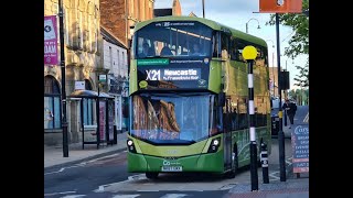 Go North East Streetdeck 6319 Route X21 [upl. by Aillicec]