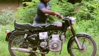 Royal Enfield  DIESEL Bullet  1968  Single Kick Start amp Sound [upl. by Aronael]