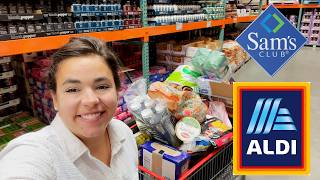 Shopping at Aldi and Sams Club for the First time for an Out of State Family Trip [upl. by Moor]