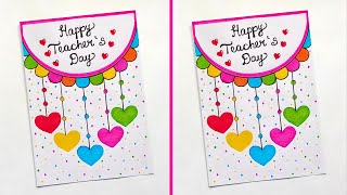 DIY Teachers day card  Handmade Teachers day Gift card making idea  Special Teachers day card [upl. by Imiaj]