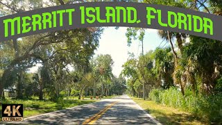 Merritt Island Florida A drive North to South via Tropical Trail [upl. by Tremml]